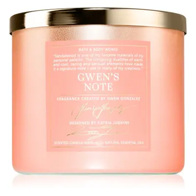 Bath & Body Works Gwen's Note vonná svíčka 411 g