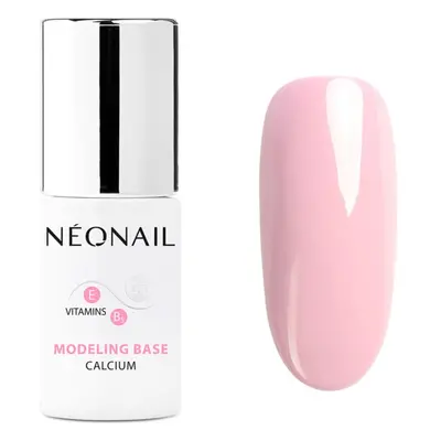 NEONAIL Modeling Base Calcium podkladový lak pro gelové nehty s vápníkem odstín Blush Boomer 7,2