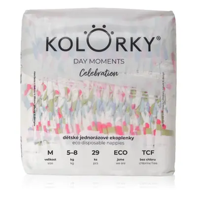 Kolorky DAY Moments Celebration jednorázové EKO pleny Size M 5-8 kg 29 ks