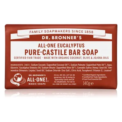 Dr. Bronner’s Eucalyptus tuhé mýdlo 140 g