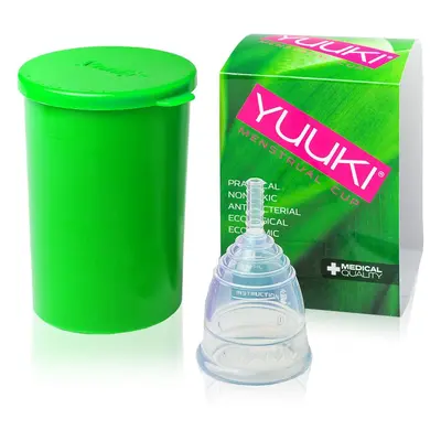 Yuuki Soft 1 + kelímek menstruační kalíšek velikost large (⌀ 46 mm, 24 ml) 1 ks