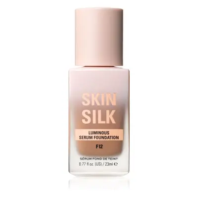 Makeup Revolution Skin Silk Serum Foundation lehký make-up s rozjasňujícím účinkem odstín F12 23