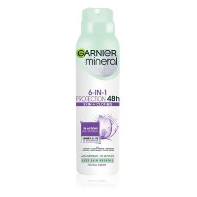 Garnier Mineral 5 Protection antiperspirant ve spreji bez alkoholu 48 h 150 ml