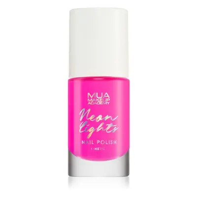 MUA Makeup Academy Neon Lights neonový lak na nehty odstín Kinetic 8 ml