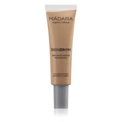 MÁDARA Skinonym Semi-Matte Peptide dlouhotrvající make-up s peptidy odstín #60 Olive 30 ml