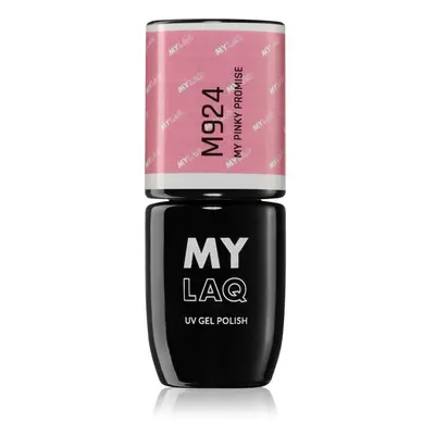 MYLAQ UV Gel Polish My Promise gelový lak na nehty odstín My Pinky Promise 5 ml