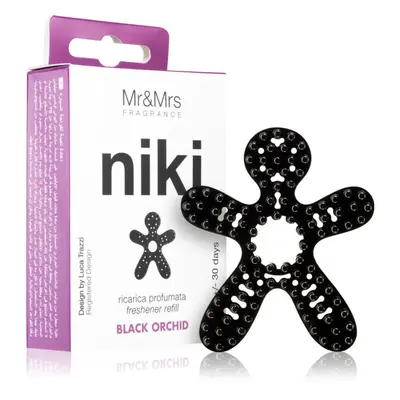 Mr & Mrs Fragrance Niki Black Orchid vůně do auta náhradní náplň 1 ks