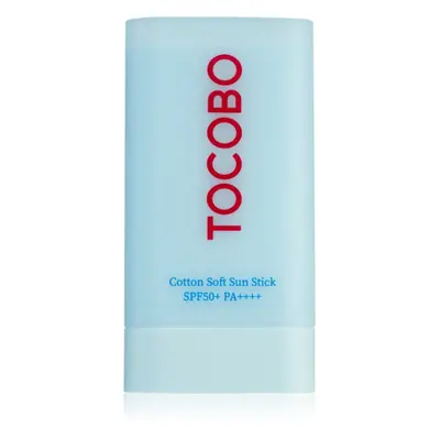 TOCOBO Cotton Soft Sun Stick ochranná hydratační tyčinka s matným efektem SPF 50+ 19 g