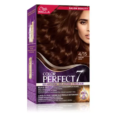 Wella Color Perfect barva na vlasy odstín 4/15 Cool Evening Brown 1 ks