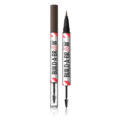 MAYBELLINE NEW YORK Build-A-Brow oboustranná tužka na obočí pro fixaci a tvar odstín 260 Deep Br