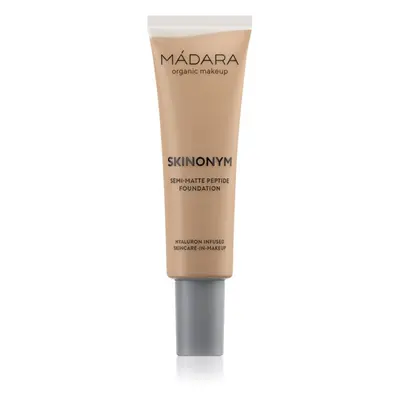 MÁDARA Skinonym Semi-Matte Peptide dlouhotrvající make-up s peptidy odstín #55 Clay 30 ml