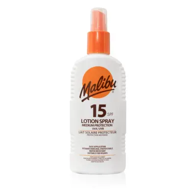 Malibu Lotion Spray Medium Protection ochranný sprej SPF 15 200 ml