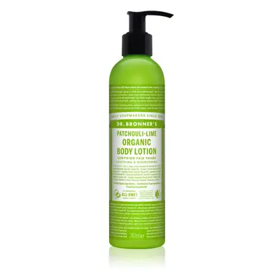 Dr. Bronner’s Patchouli & Lime intenzivní regenerační tělové mléko 240 ml