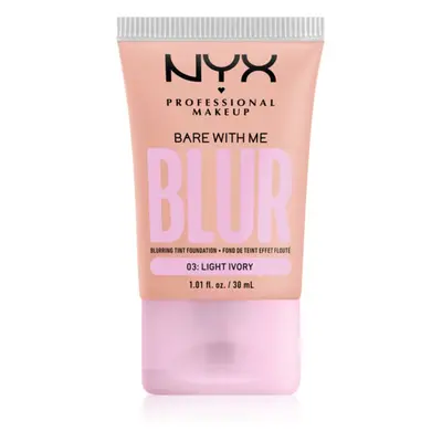 NYX Professional Makeup Bare With Me Blur Tint hydratační make-up odstín 03 Light Ivory 30 ml