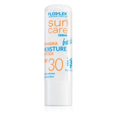 FlosLek Laboratorium Sun Care Derma Basic ochranný balzám na rty SPF 30 3,8 g