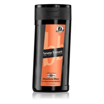 Bruno Banani Absolute Man osvěžující sprchový gel 3 v 1 pro muže 250 ml