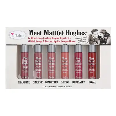 theBalm Meet Matt(e) Hughes Mini Kit sada tekutých rtěnek pro dlouhotrvající efekt