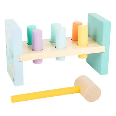 Small foot by Legler Pastel Hammering Bench zatloukačka 18m+ 1 ks