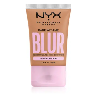 NYX Professional Makeup Bare With Me Blur Tint hydratační make-up odstín 09 Light Medium 30 ml