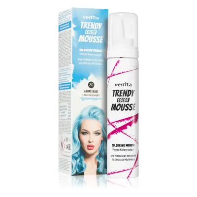 Venita Trendy Color Mousse barvicí pěna bez amoniaku odstín odstín No. 35 - Azure Blue 75 ml