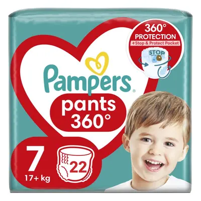 Pampers Pants Size 7 jednorázové plenkové kalhotky 17+ kg 22 ks