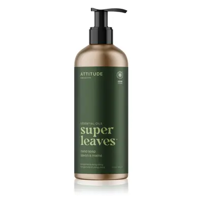 Attitude Super Leaves Essentials přírodní mýdlo na ruce Bergamot & Ylang Ylang 473 ml