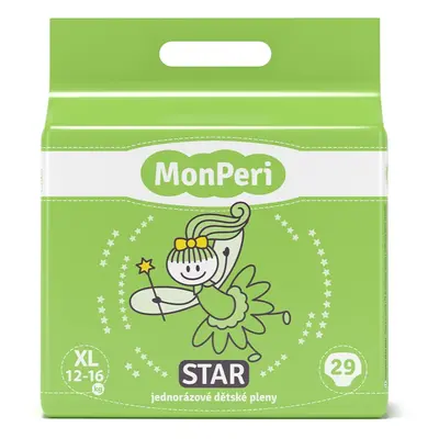 MonPeri Star Size XL jednorázové pleny 12-16 kg 29 ks