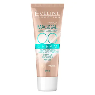 Eveline Cosmetics Magical Colour Correction CC krém SPF 15 odstín 51 Natural 30 ml