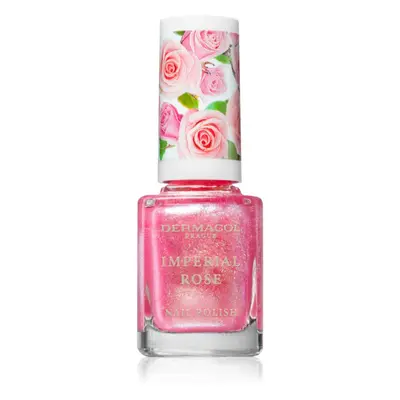 Dermacol Imperial Rose lak na nehty třpytivý odstín 02 11 ml