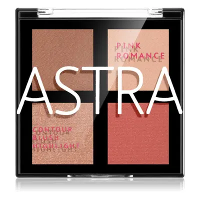 Astra Make-up Romance Palette konturovací paletka na obličej odstín 02 Pink Romance 8 g