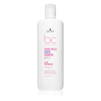 Schwarzkopf Professional BC Bonacure Color Freeze Silver stříbrný šampon pro blond a melírované 