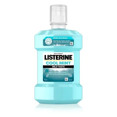 Listerine Cool Mint Mild Taste ústní voda bez alkoholu příchuť Cool Mint 1000 ml