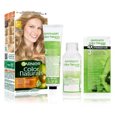 Garnier Color Naturals Creme barva na vlasy odstín 8 Natural Light Blond 1 ks