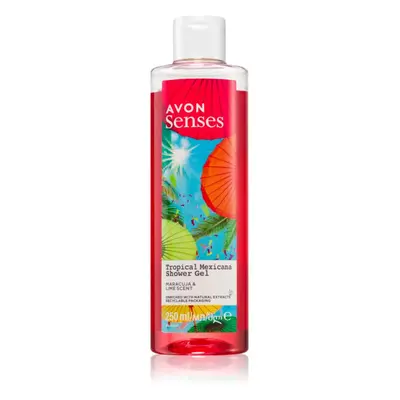 Avon Senses Tropical Mexicana osvěžující sprchový gel 250 ml