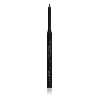 Dermacol Micro Eyeliner Waterproof voděodolná tužka na oči odstín 01 Black 0,35 g