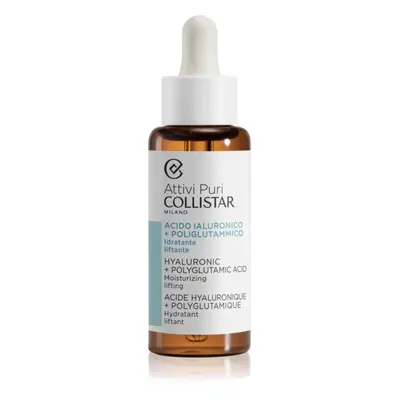 Collistar Attivi Puri Hyaluronic + Polyglutamic Acid Serum liftingové pleťové sérum s kyselinou 