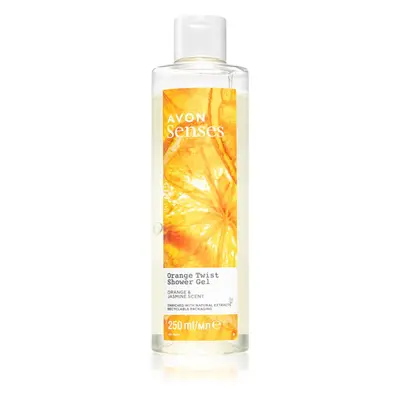 Avon Senses Orange Twist osvěžující sprchový gel 250 ml