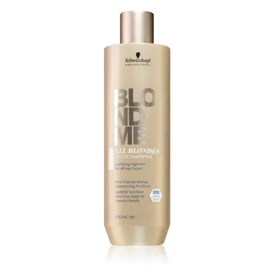 Schwarzkopf Professional Blondme All Blondes Detox čisticí detoxikační šampon pro blond a melíro