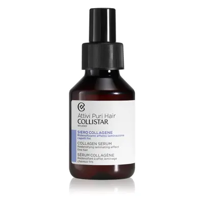 Collistar Hair Collagen Serum Redensifying Laminating Effect sérum na vlasy s kolagenem 100 ml