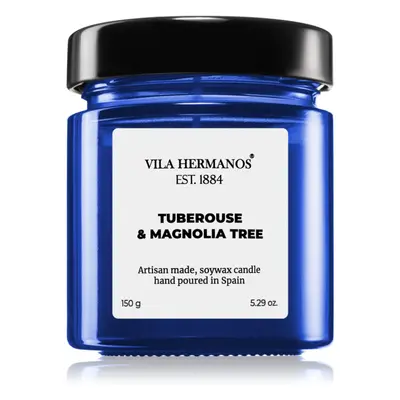 Vila Hermanos Apothecary Cobalt Blue Tuberose & Magnolia Tree vonná svíčka 150 g