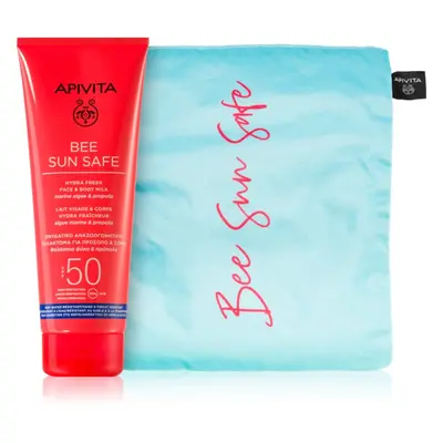 Apivita Bee Sun Safe Hydra Fresh SET opalovací mléko na obličej a tělo SPF 50 dárková sada