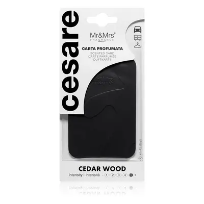 Mr & Mrs Fragrance Cesare Cedar Wood vonná karta 1 ks