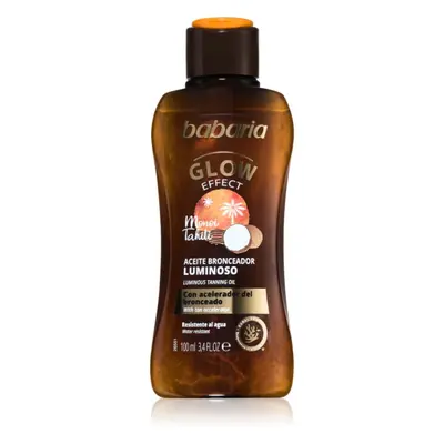 Babaria Glow Effect Monoi Tahiti rozjasňující olej na opalování 100 ml