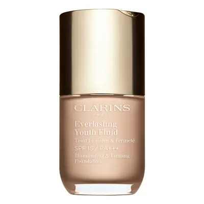 Clarins Everlasting Youth Fluid rozjasňující make-up SPF 15 odstín 100 Lily 30 ml