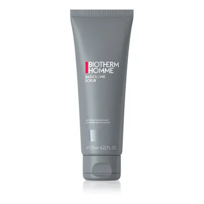 Biotherm Homme Basics Line peelingový čisticí gel pro muže 125 ml