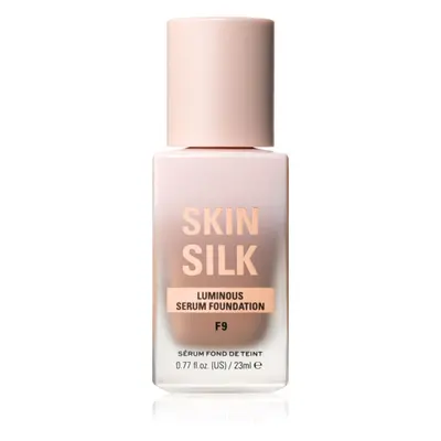 Makeup Revolution Skin Silk Serum Foundation lehký make-up s rozjasňujícím účinkem odstín F9 23 