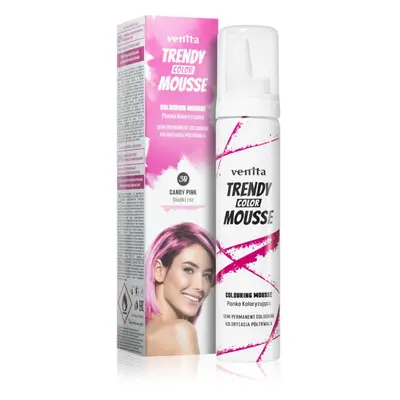 Venita Trendy Color Mousse barvicí pěna bez amoniaku odstín No. 30 - Candy Pink 75 ml