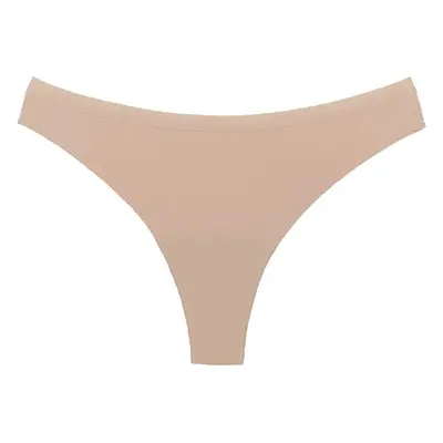 Snuggs Period Underwear Brazilian Light Tencel™ Lyocell Beige látkové menstruační kalhotky pro s