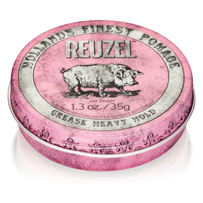 Reuzel Hollands Finest Pomade Grease pomáda na vlasy silné zpevnění 35 g