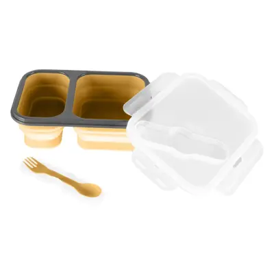 Zopa Silicone Lunch Box Large jídelní sada Mustard Yellow 21x15 cm 1 ks